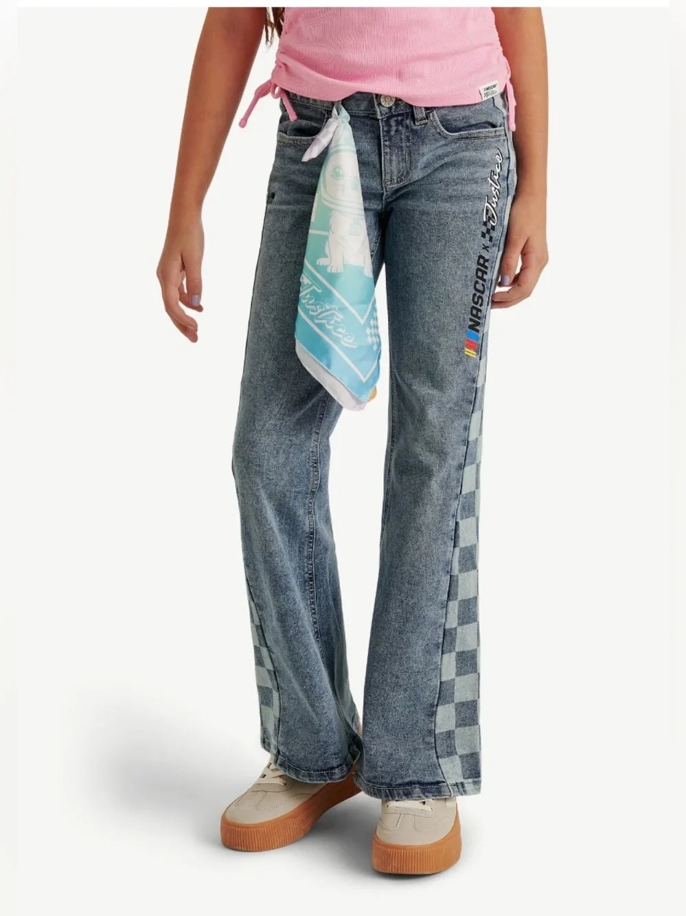 Justice Girl's NASCAR X Justice Collab Jean.